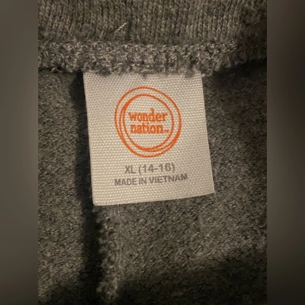 Boys Wonder Nation Grey Cotton Shorts XL (14-16)